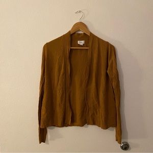 Old Navy mustard yellow cardigan